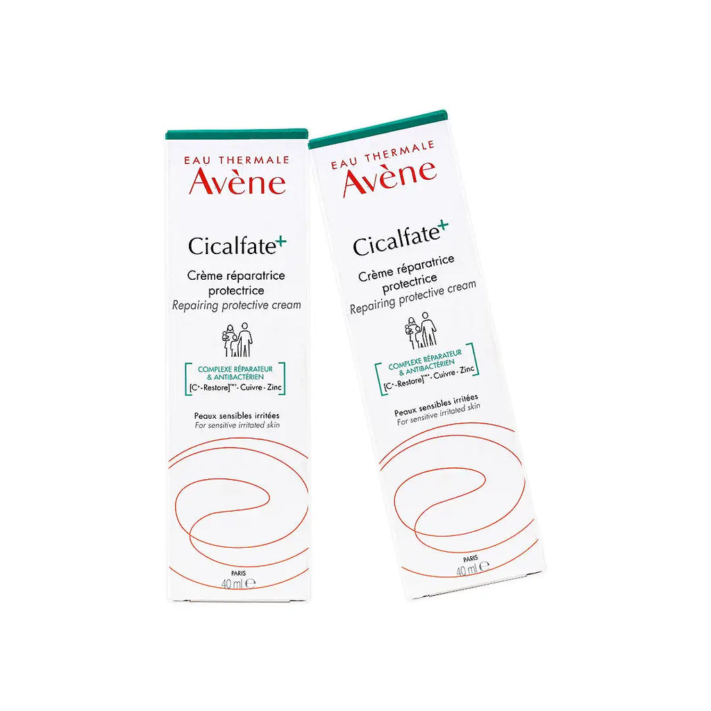 Avene Cicalfate+ Repairing Protective Cream 40ml Duo Set