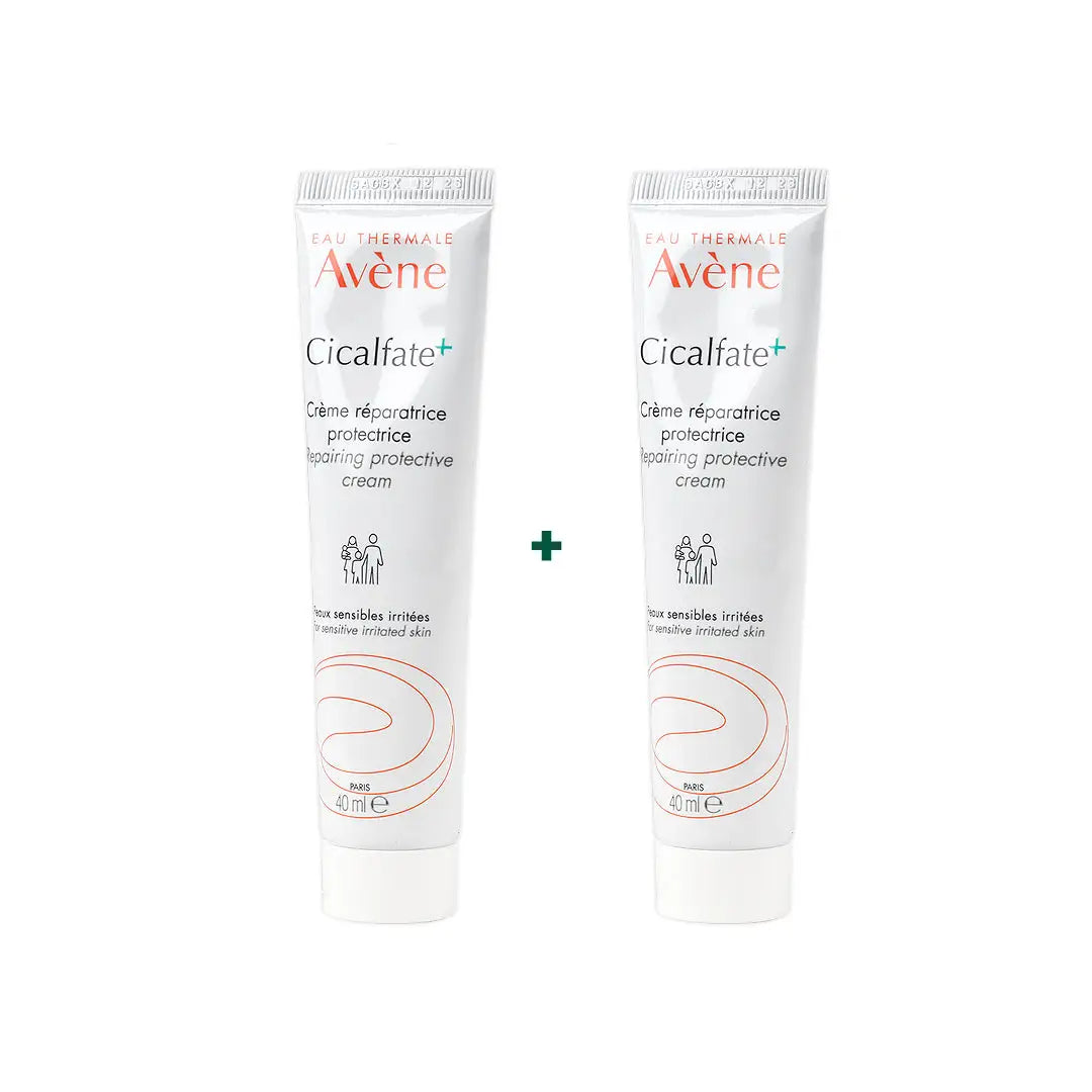 Avene Cicalfate+ Repairing Protective Cream 40ml Duo Set