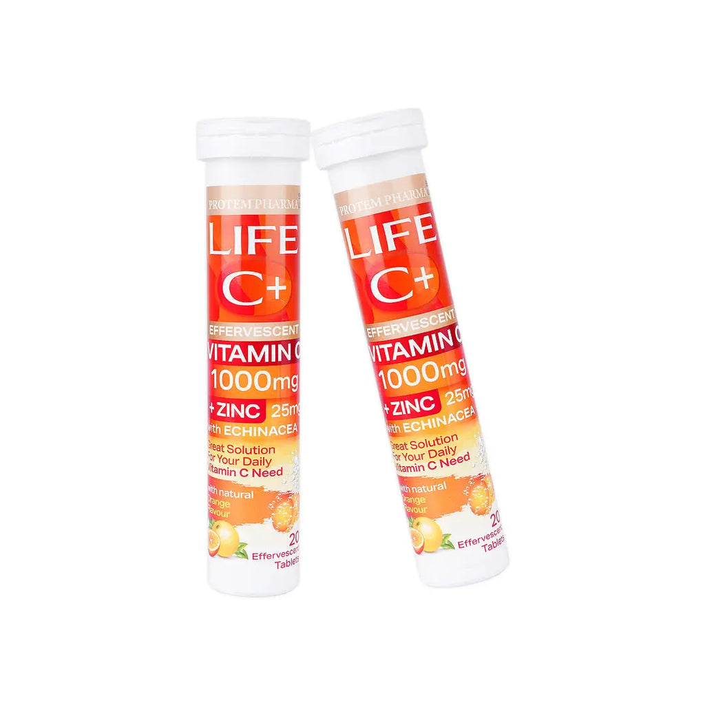 Protem Pharma Life Vitamin C 1000Mg 20 Tab Duo Set