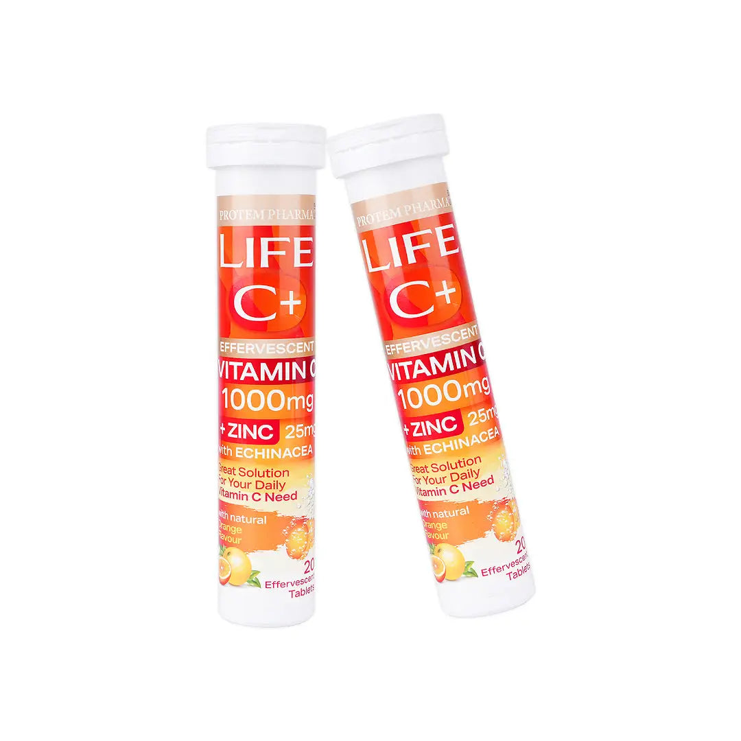 97860-Protem Pharma Life Vitamin C 1000Mg 20 Tab Duo Set