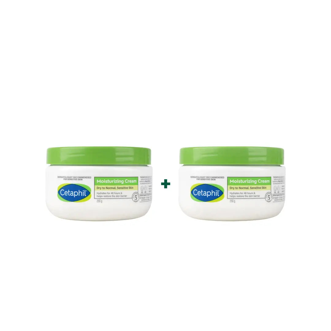 CETAPHIL MOISTURIZING CREAM JAR 250GM Duo Set