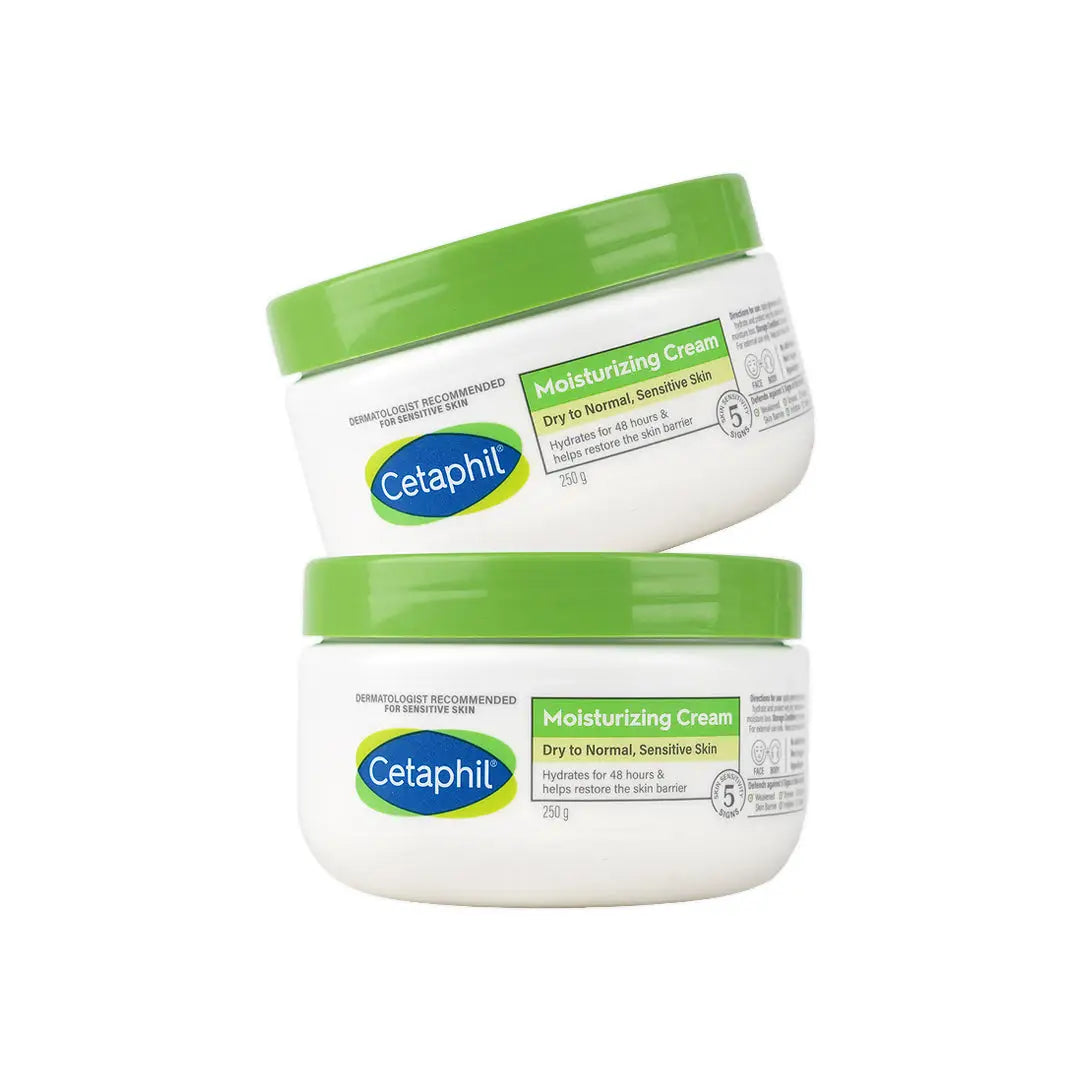 97865-CETAPHIL MOISTURIZING CREAM JAR 250GM Duo Set