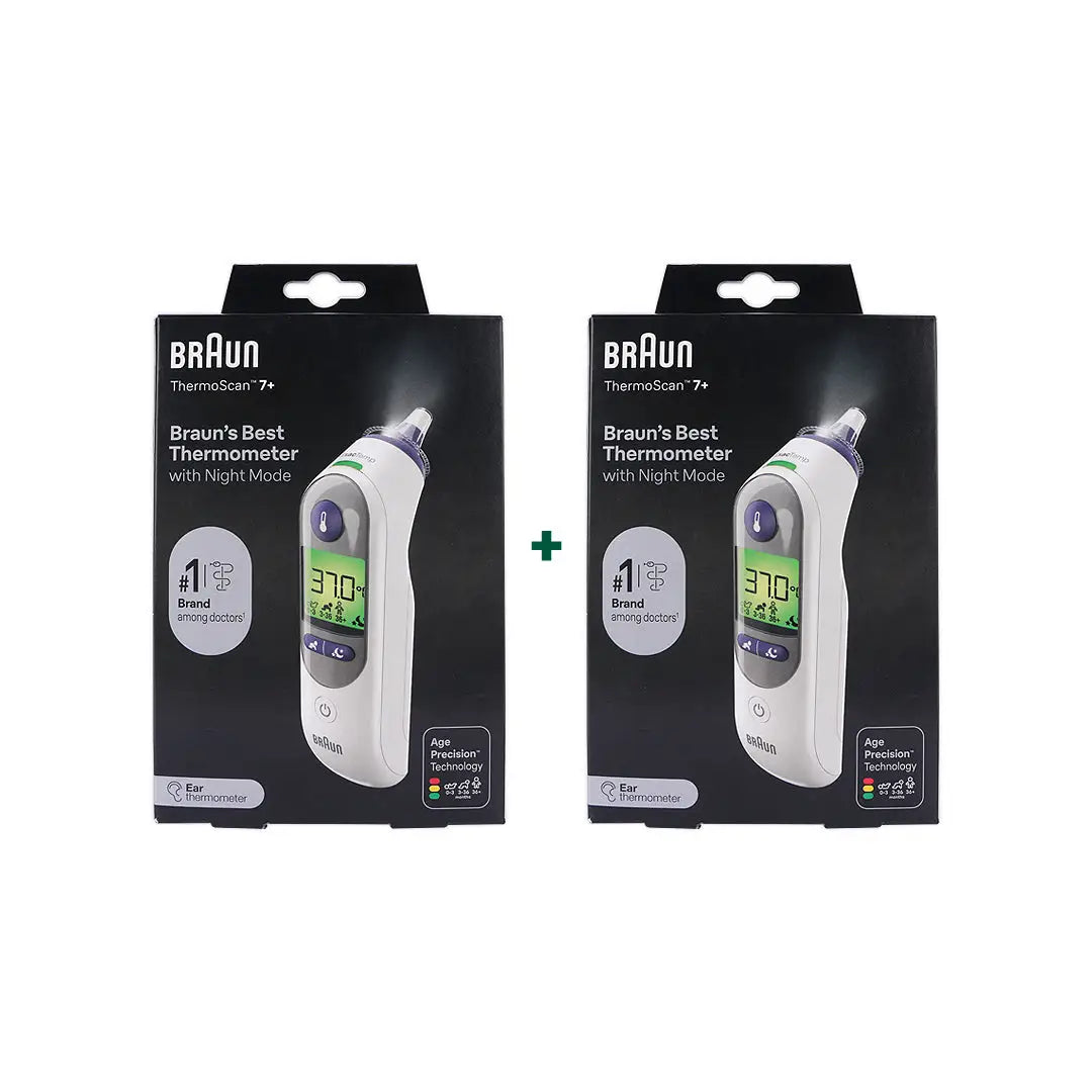 97866-Braun Thermoscan 7+ Age Precision Ear Duo Set +1