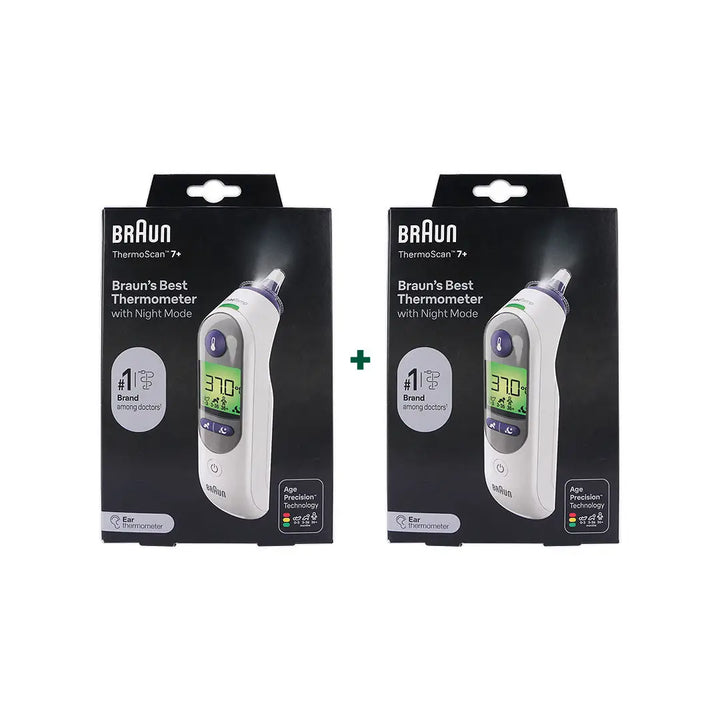 97866-Braun Thermoscan 7+ Age Precision Ear Duo Set +1
