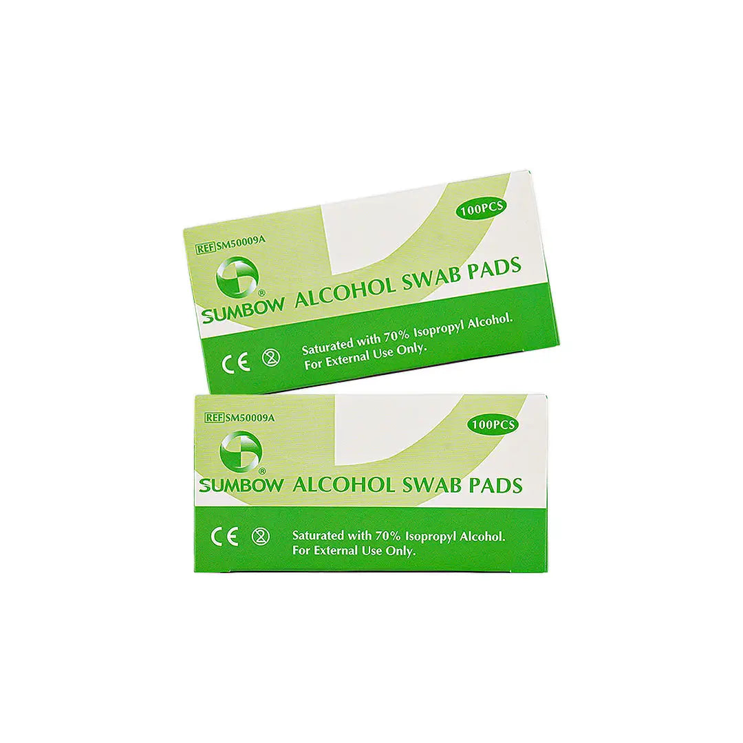 Sumbow Alcohol Swabs 100pcs Duo Set