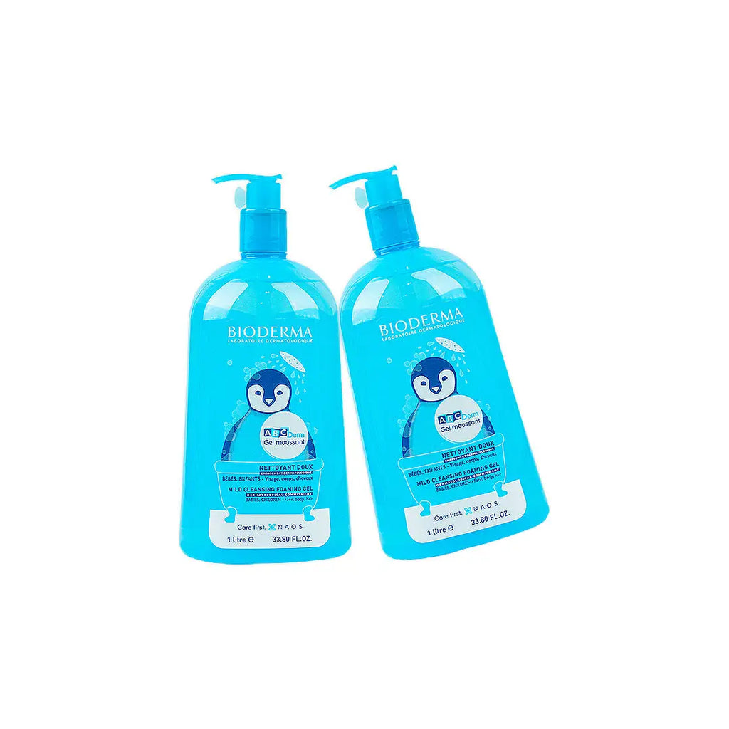 BIODERMA ABC DERM MOUSSANT 1LITRE Duo Set