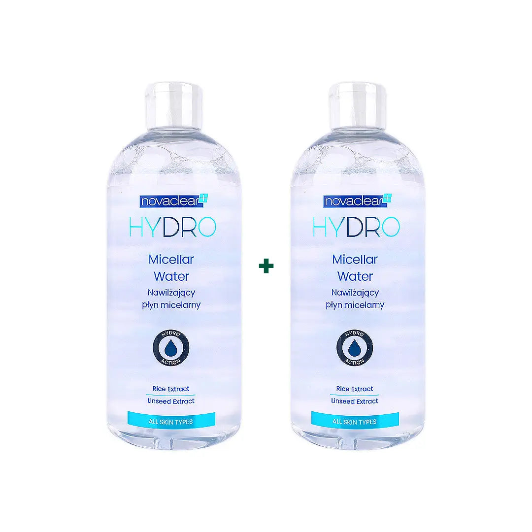 NOVACLEAR HYDRO MICELLAR WATER 400ML Duo Set