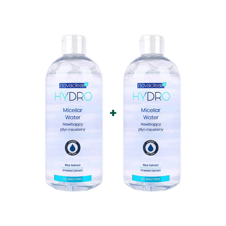 97887-NOVACLEAR HYDRO MICELLAR WATER 400ML Duo Set +1