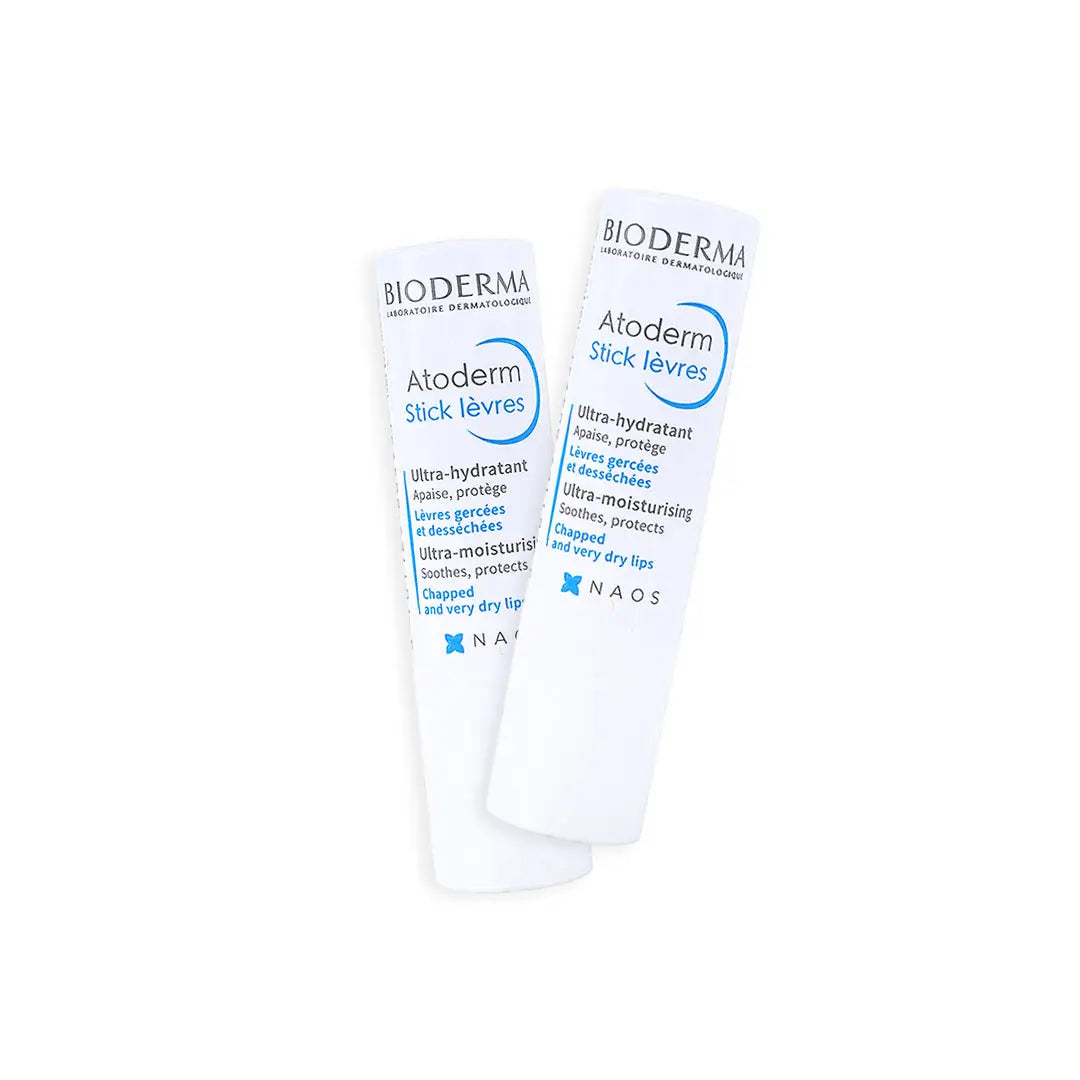 97915-BIODERMA ATODERM LIPSTICK 4 GM Duo Set
