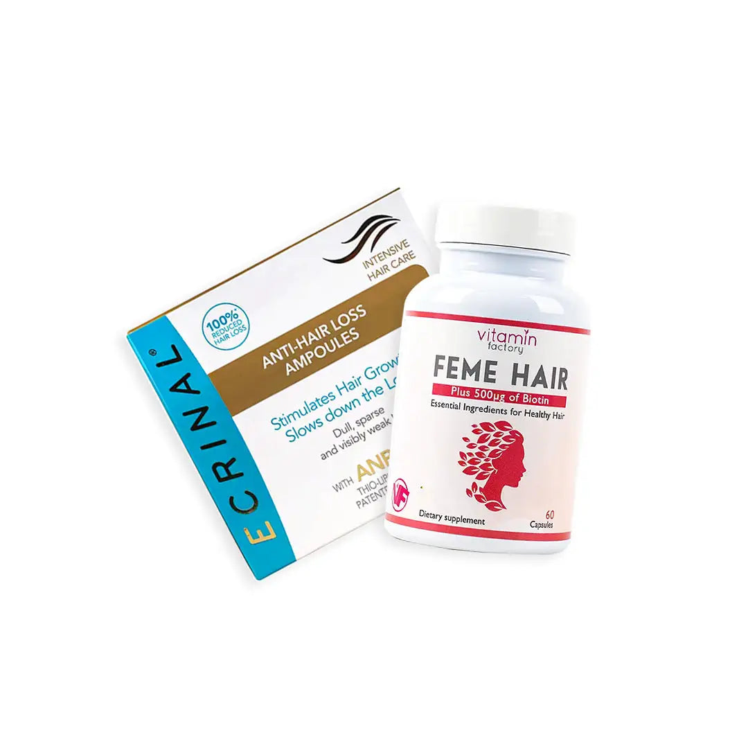 97972-Feme Hair + Ecrinal Hair Loss Support Set +1