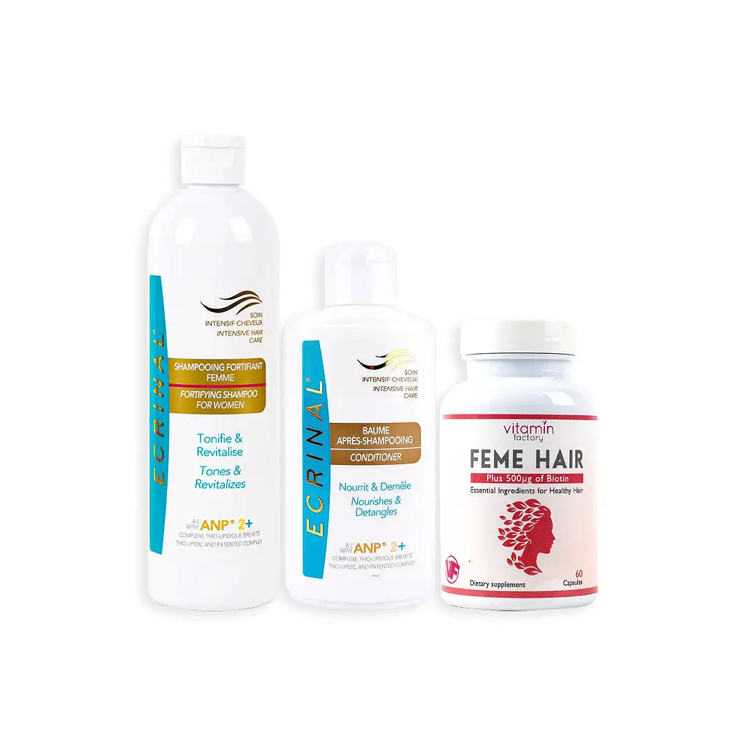 97973-Feme Hair + Ecrinal Women Hair Care Set