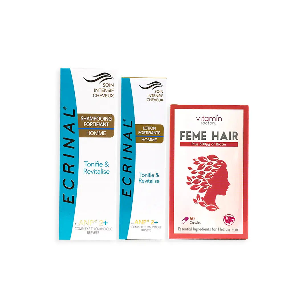 97974-Feme Hair + Ecrinal Men Hair Care Set