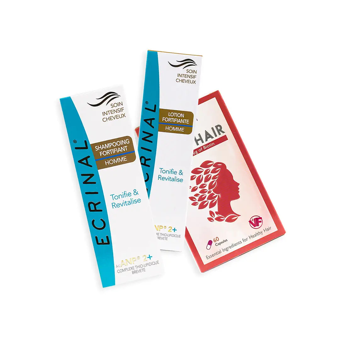97974-Feme Hair + Ecrinal Men Hair Care Set +1