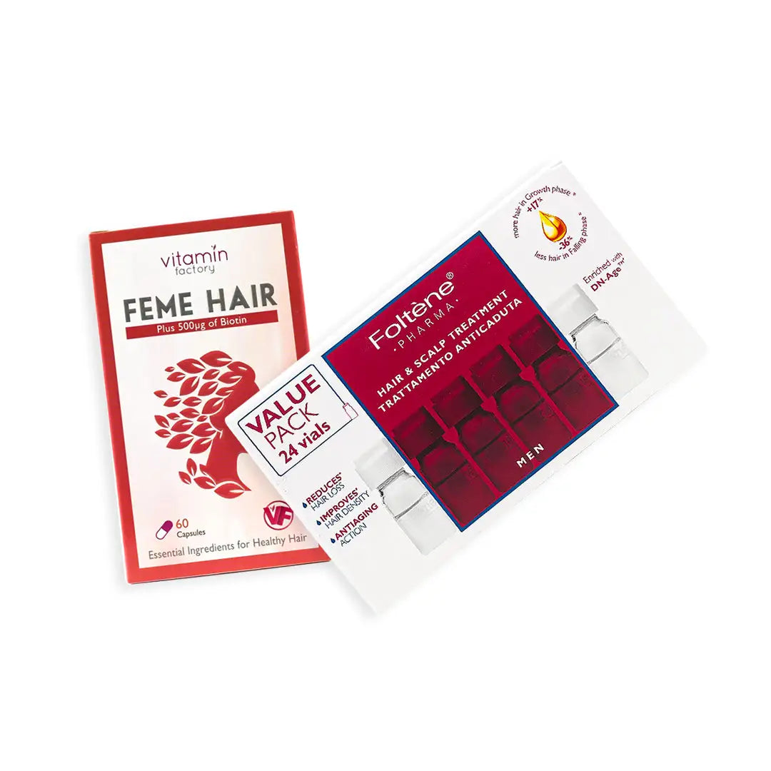 97977-Feme Hair + Foltene Men Hair Loss Support Set