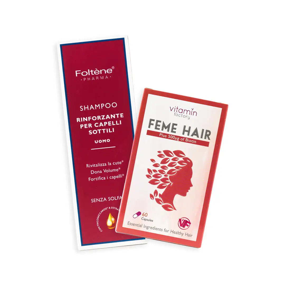 97978-Feme Hair + Foltene Men Hair Strengthening Set