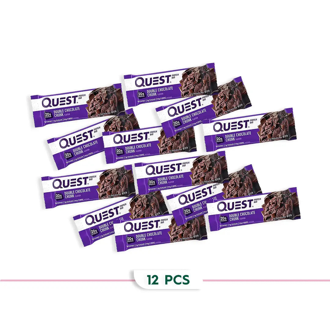 97988-Quest Protein Bar 20g-Double Chocolate Chunk 12*60G +1