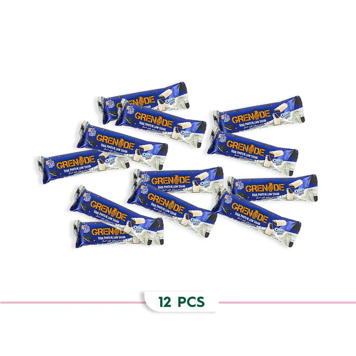 97993-Grenade Protein Bar 12*60g – Oreo White +1