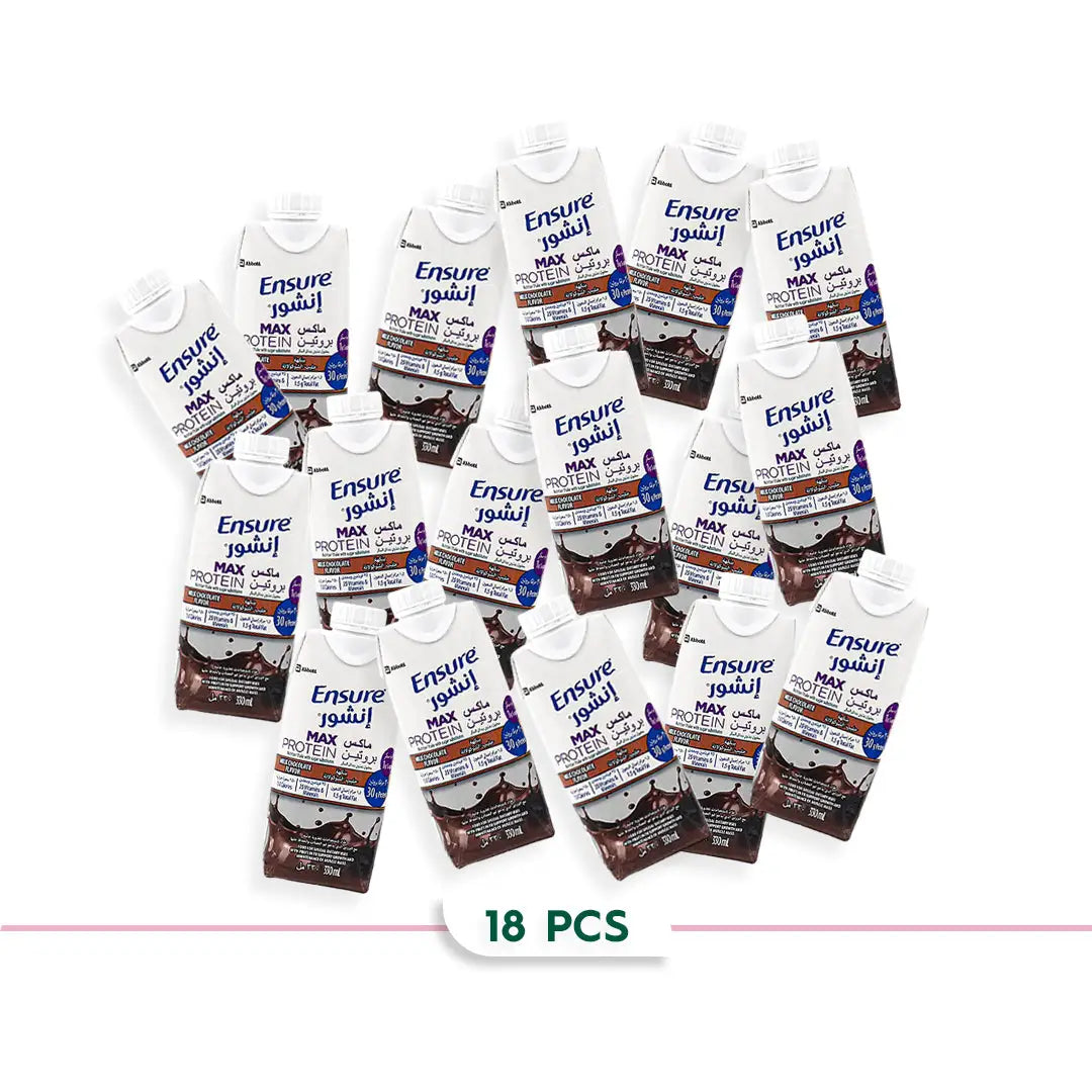 97996-ENSURE MAX PROTEIN MILK CHOCOLATE 18*330ML +1