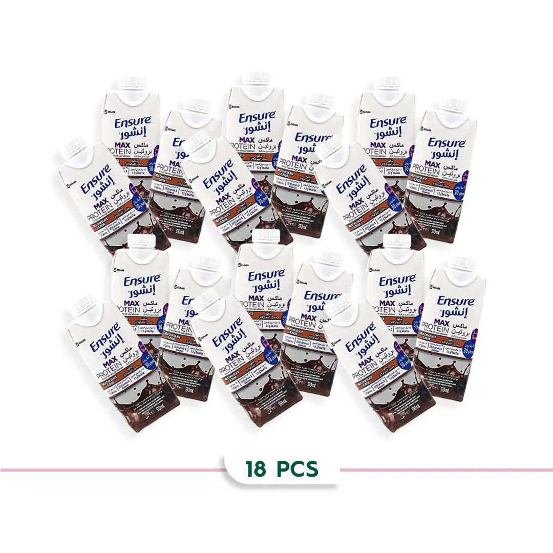 97996-ENSURE MAX PROTEIN MILK CHOCOLATE 18*330ML 