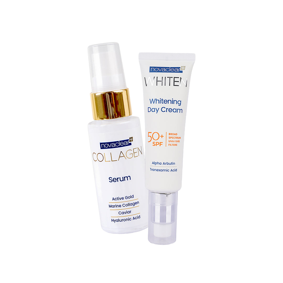 98019-Novaclear Whitening Cream &amp; Collagen Serum Duo Set +1