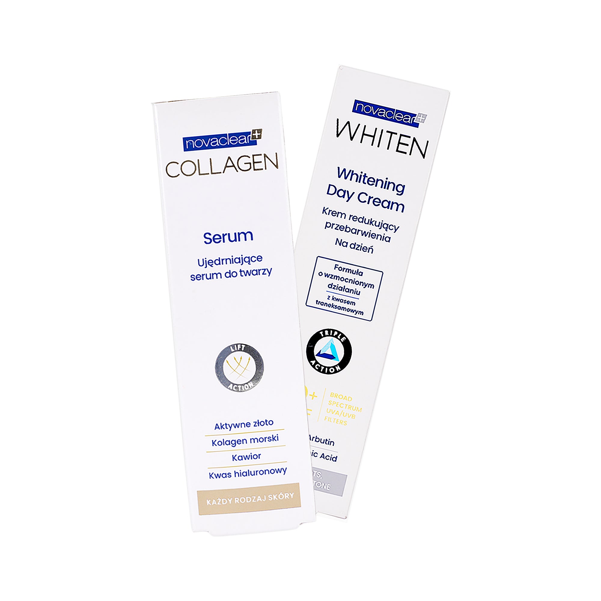 Novaclear Whitening Cream & Collagen Serum Duo Set