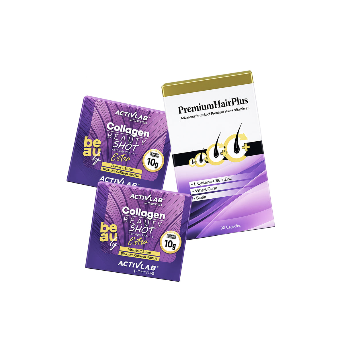 98021-Activlab Collagen & Fit 4 Life Hair Duo Set