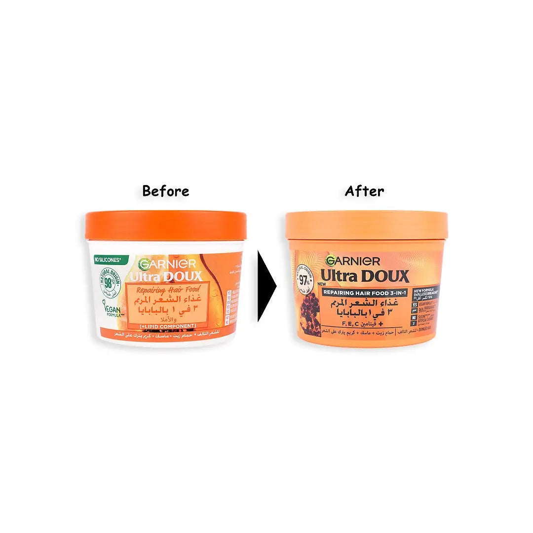 50935-Garnier Repairing Hair Food Mask 390ml-Damaged Hair