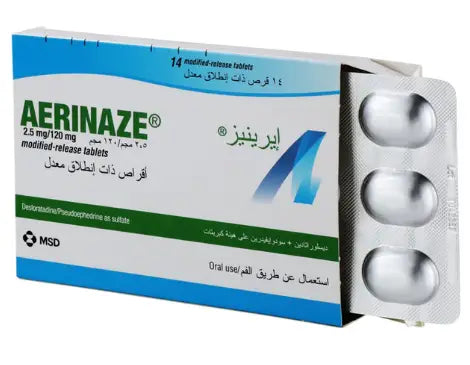 AERINAZE 2.5MG/120MG 14TAB