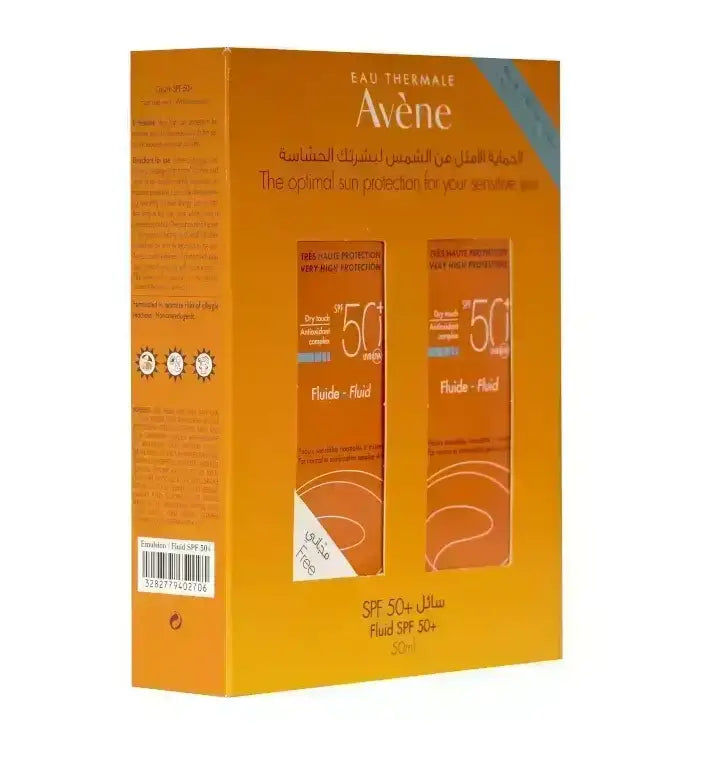 AVENE SPF50 + FLUID 50ML NORMAL/OILY SKIN (1 + 1)-OFFER