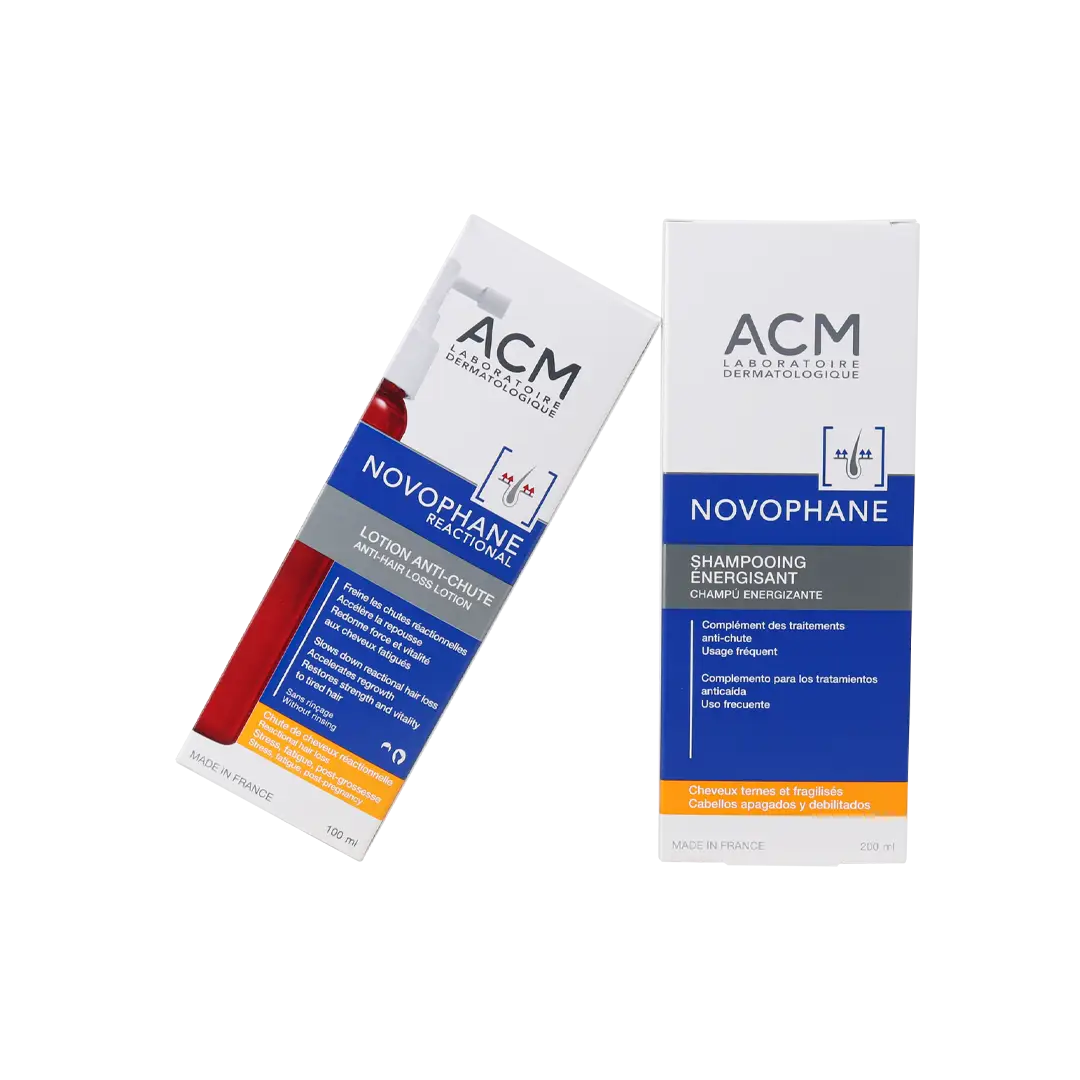 97121-ACM Novophane Anti-hair Loss Shampoo + Lotion Set