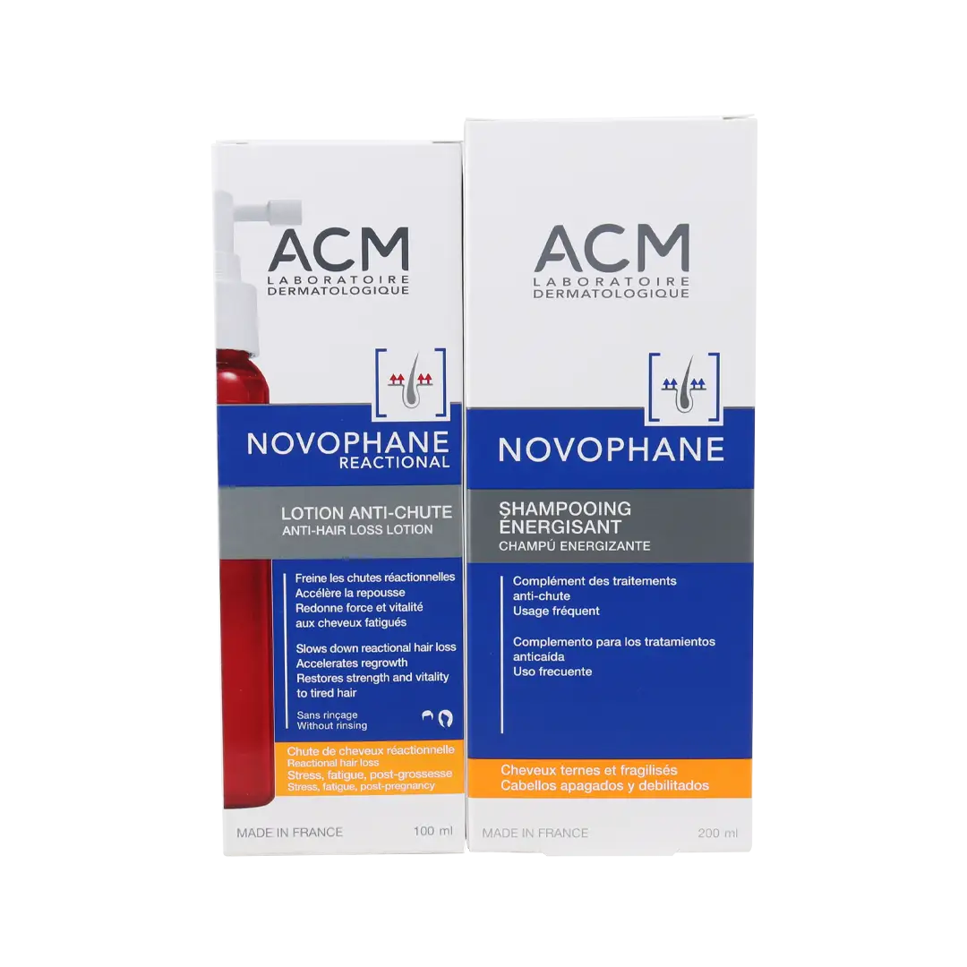 97121-ACM Novophane Anti-hair Loss Shampoo + Lotion Set +1