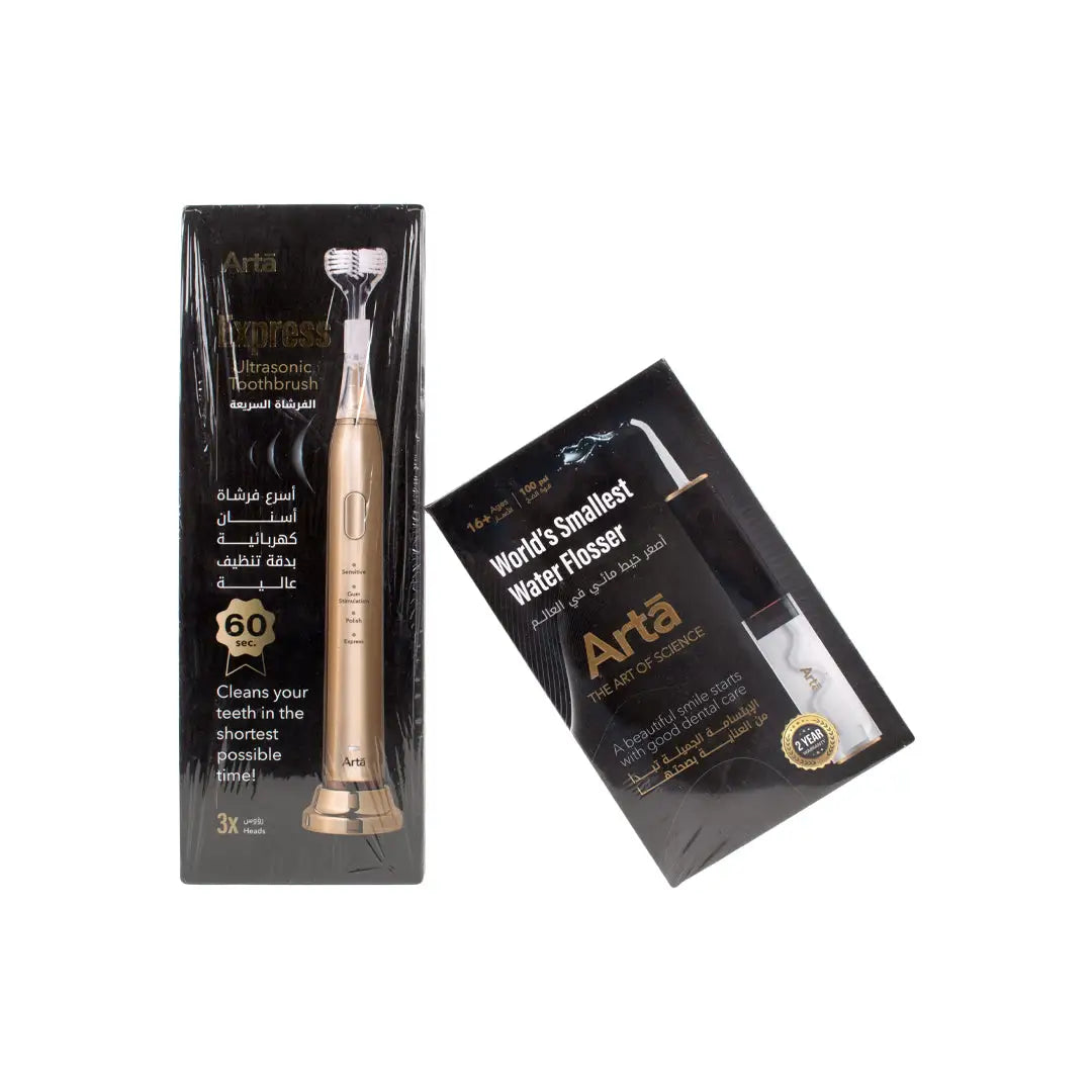 97136-Arta Mini Flosser + Ultrasonic Toothbrush Set