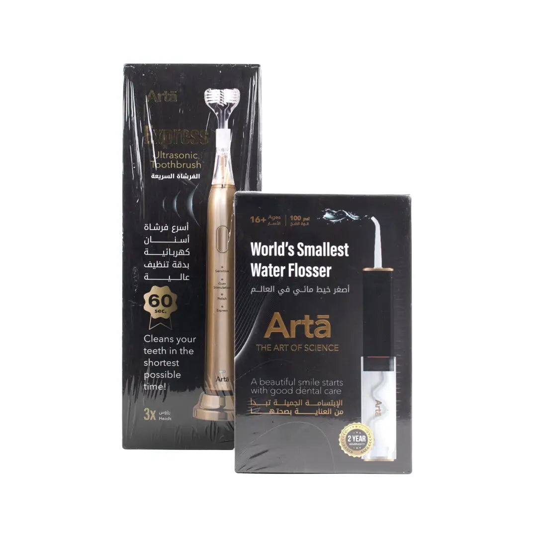 97136-Arta Mini Flosser + Ultrasonic Toothbrush Set +1