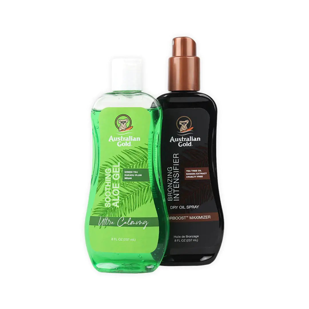 97106-Autralian Gold After Sun Gel + Bronzing Oil Spray Set