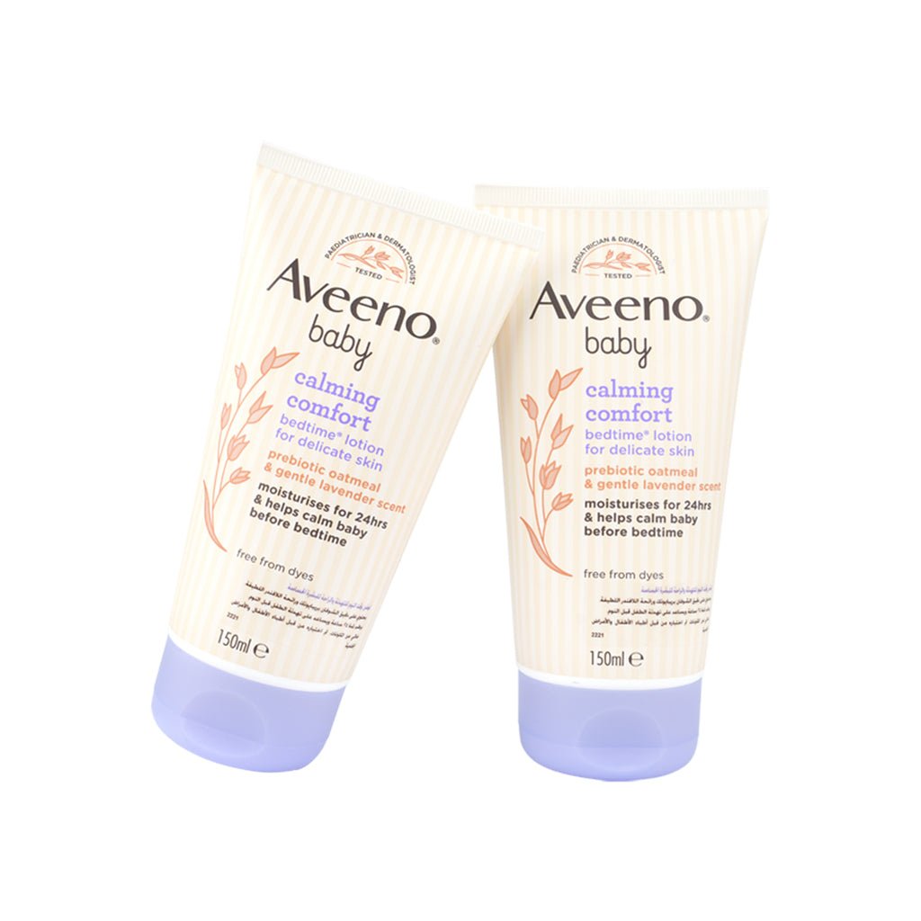 Aveeno Baby Calming Comfort Bedtime Lotion Duo Set