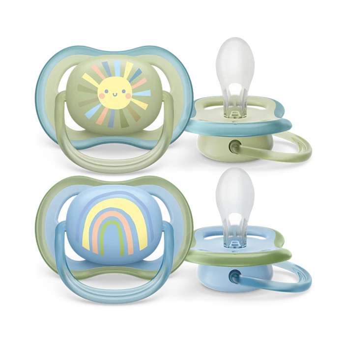 Avent Ultra Air Soother 0-6m 2Pcs-F085/58(PA263)-7145