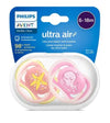 Avent Ultra Air Soother 6-18m 2Pcs-Scf085/06 (PA256)