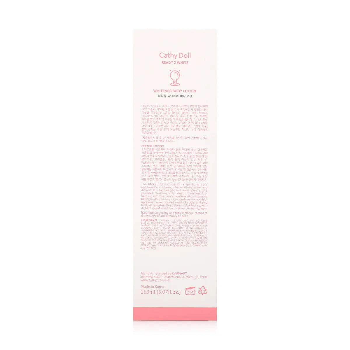 Cathy Doll Ready 2 White Whitener Body Lotion 150ml