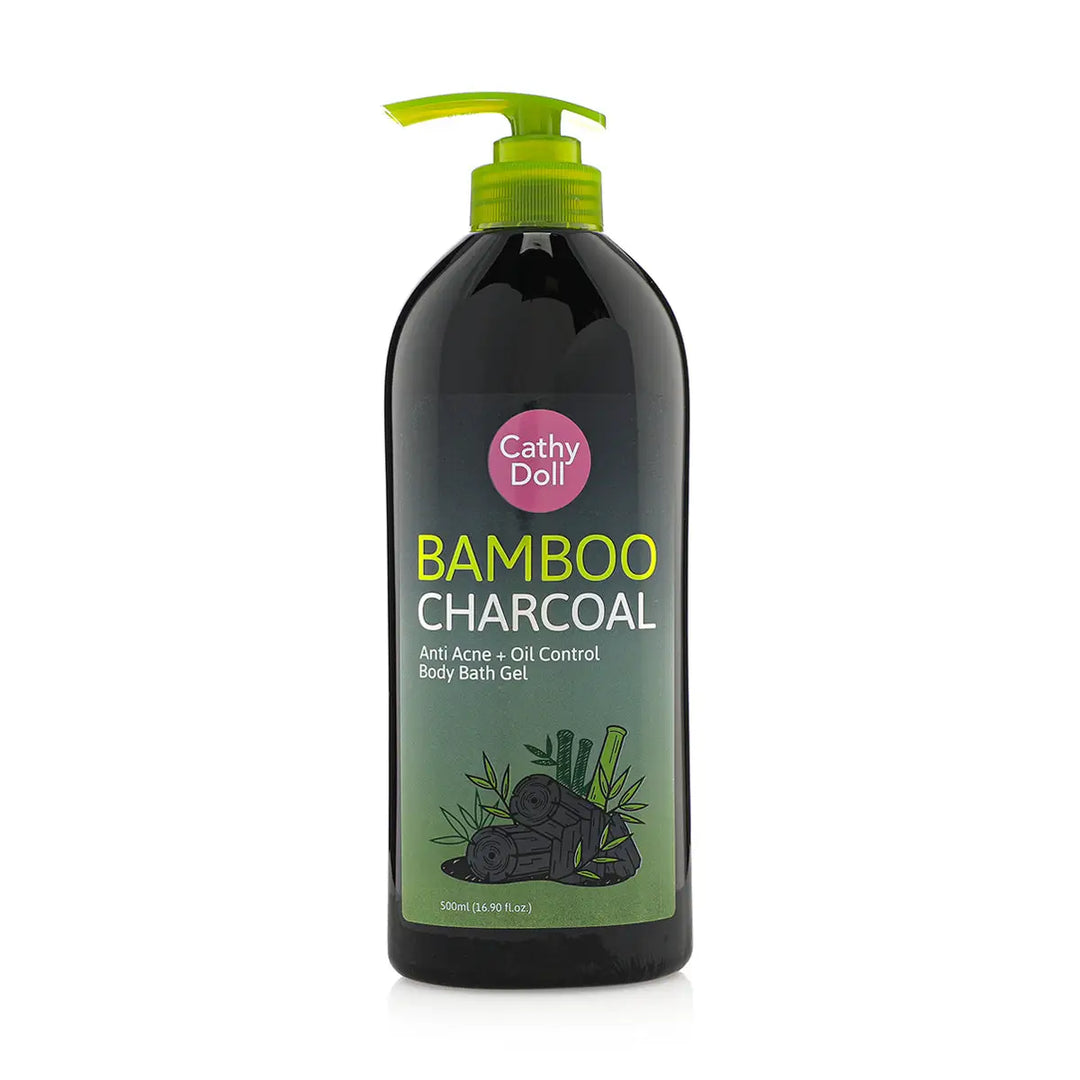 51956-Cathy Doll Bamboo Charcoal Body Bath Gel 500ml +2