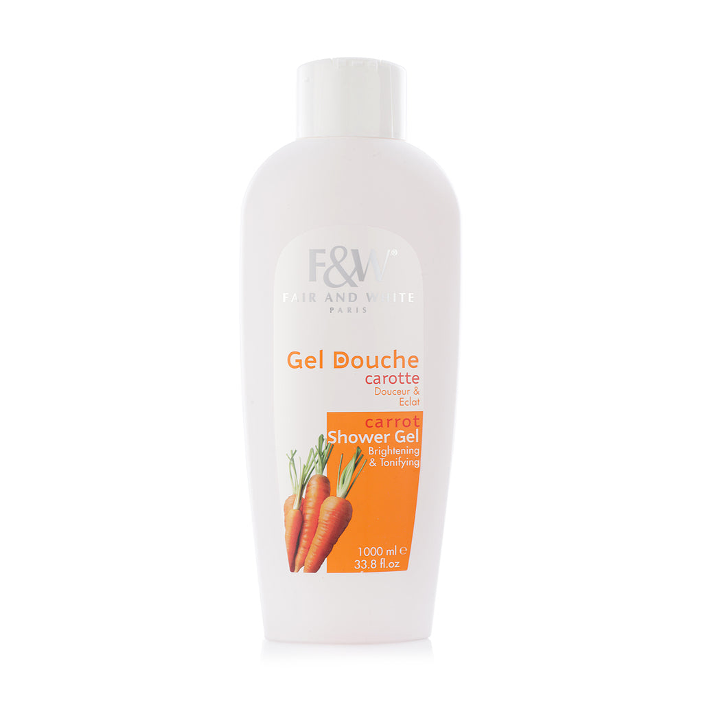 Fair And White Carrot Shower Gel Brightening 1000ml