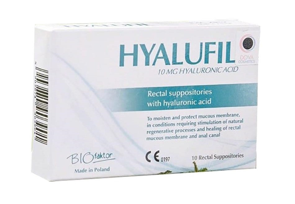 BIOFAKTOR HYALUFIL 10MG HYAL ACID 5 RECTAL SUPPOSITORIES