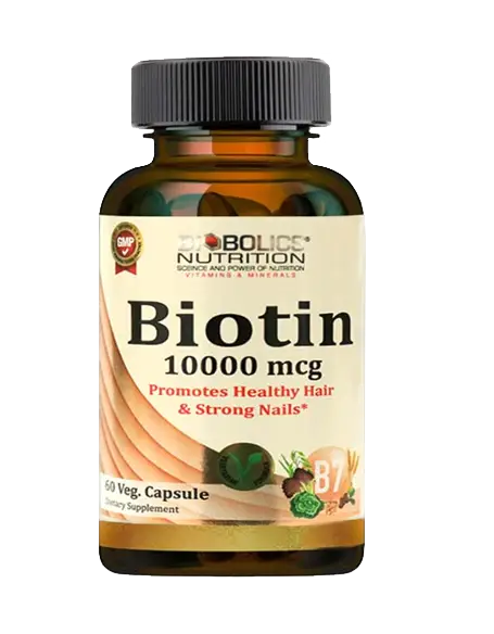BIOBOLICS BIOTIN 10000MCG 60 VEG.CAPSULE