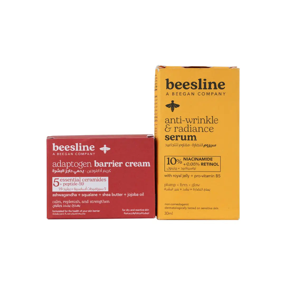 Beesline Adaptogen Cream + Radiance Serum Set