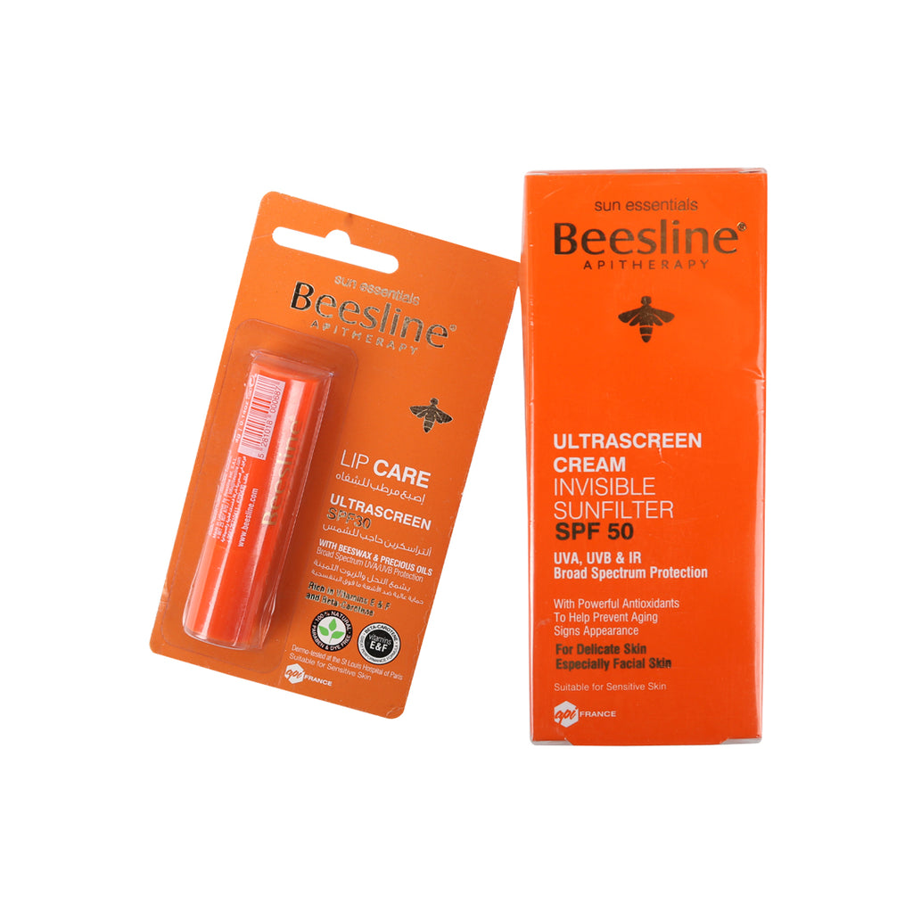 Beesline SPF Cream + Lip Care Set