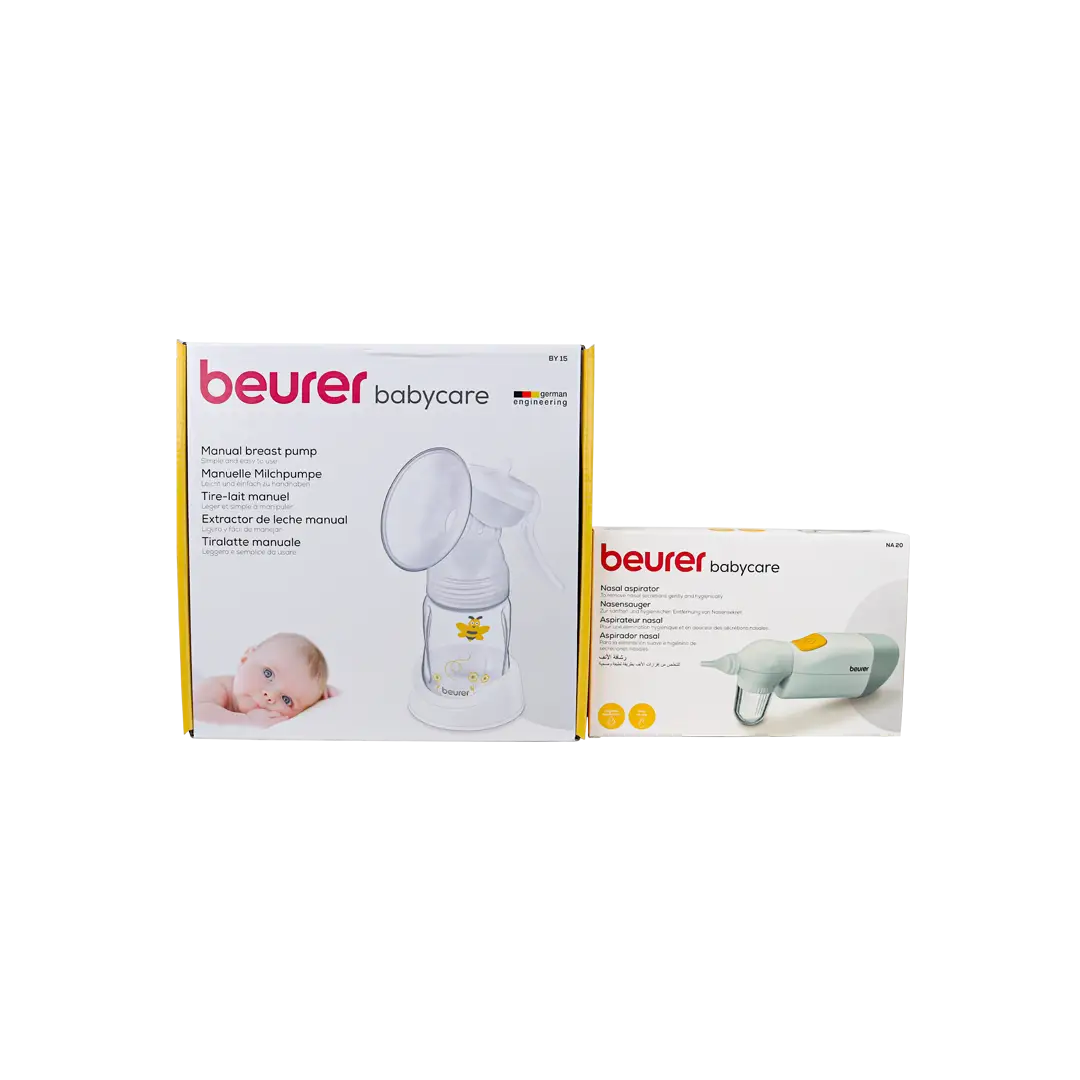 97145-Beurer Babycare Manual Breast Pump + Nasal Aspirator-Set +1