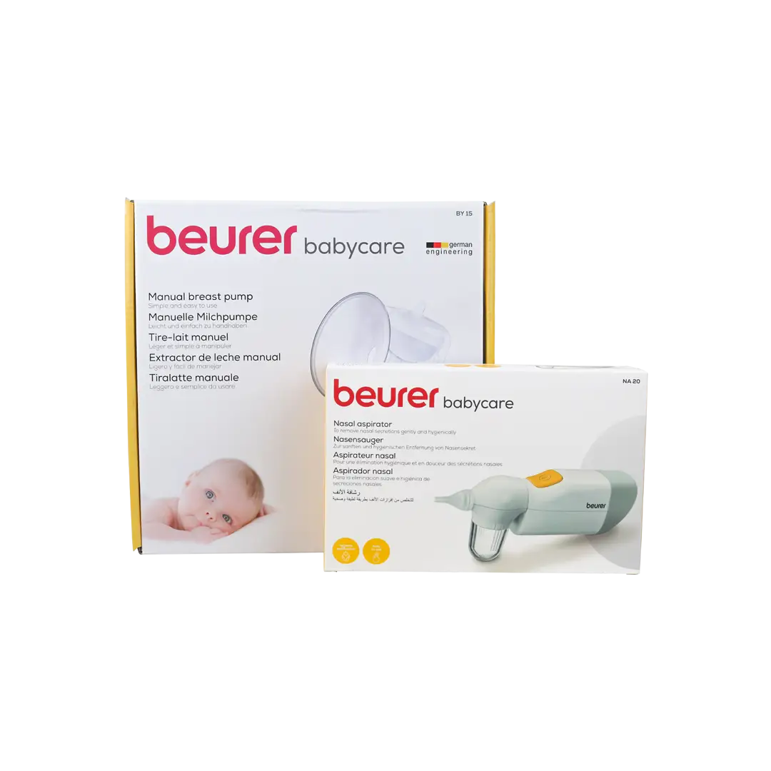 97145-Beurer Babycare Manual Breast Pump + Nasal Aspirator-Set