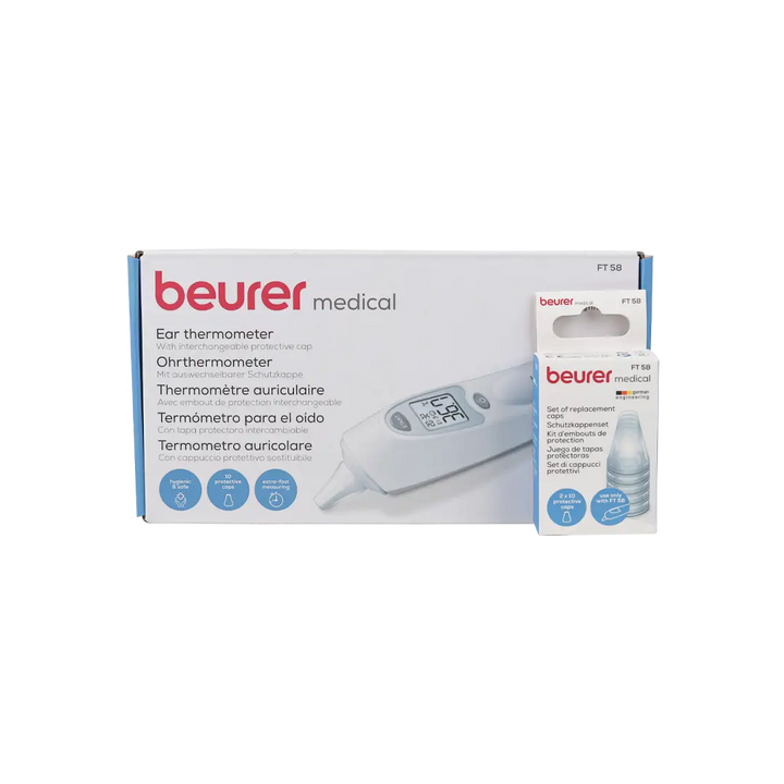 97146-Beurer Ear Thermometer 3in1-FT58 + Cover Caps 20pcs-FT58 Set +1