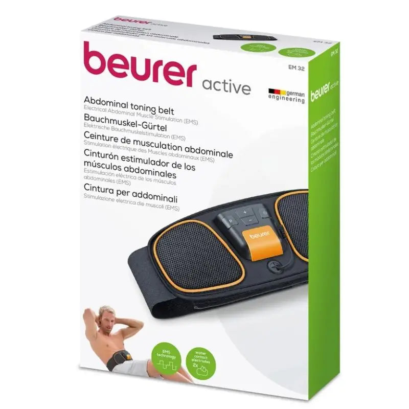 54780-Beurer Fitness Abdominal Toning Belt-EM32 +4
