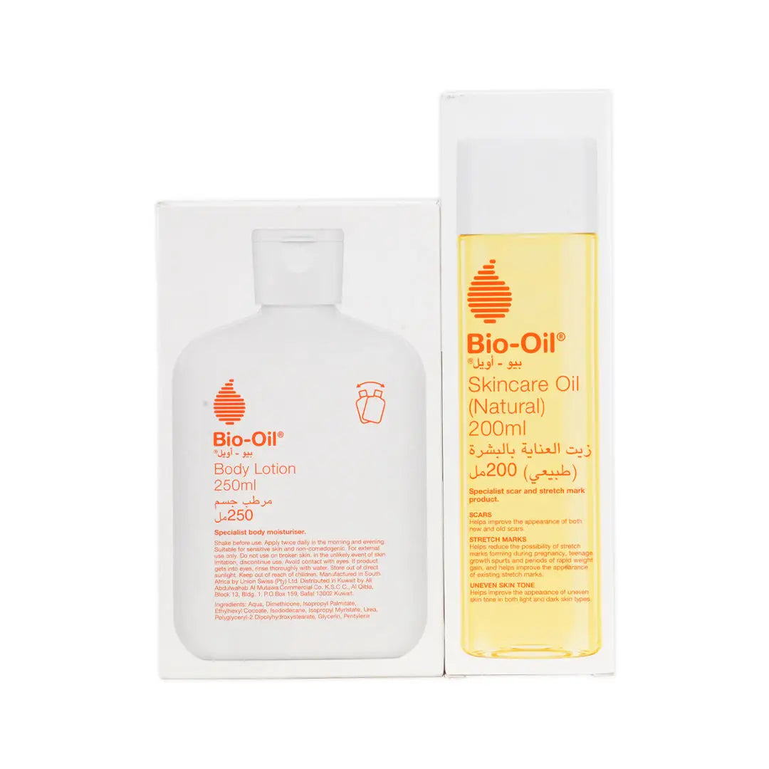 Bio Oil Body Lotion + Natural Oil 200 Set