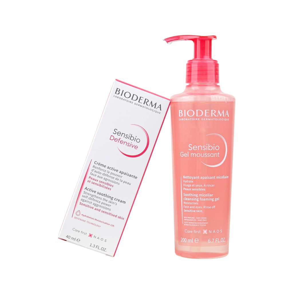 Bioderma Sensibio Defensice Cream + Gel Moussant